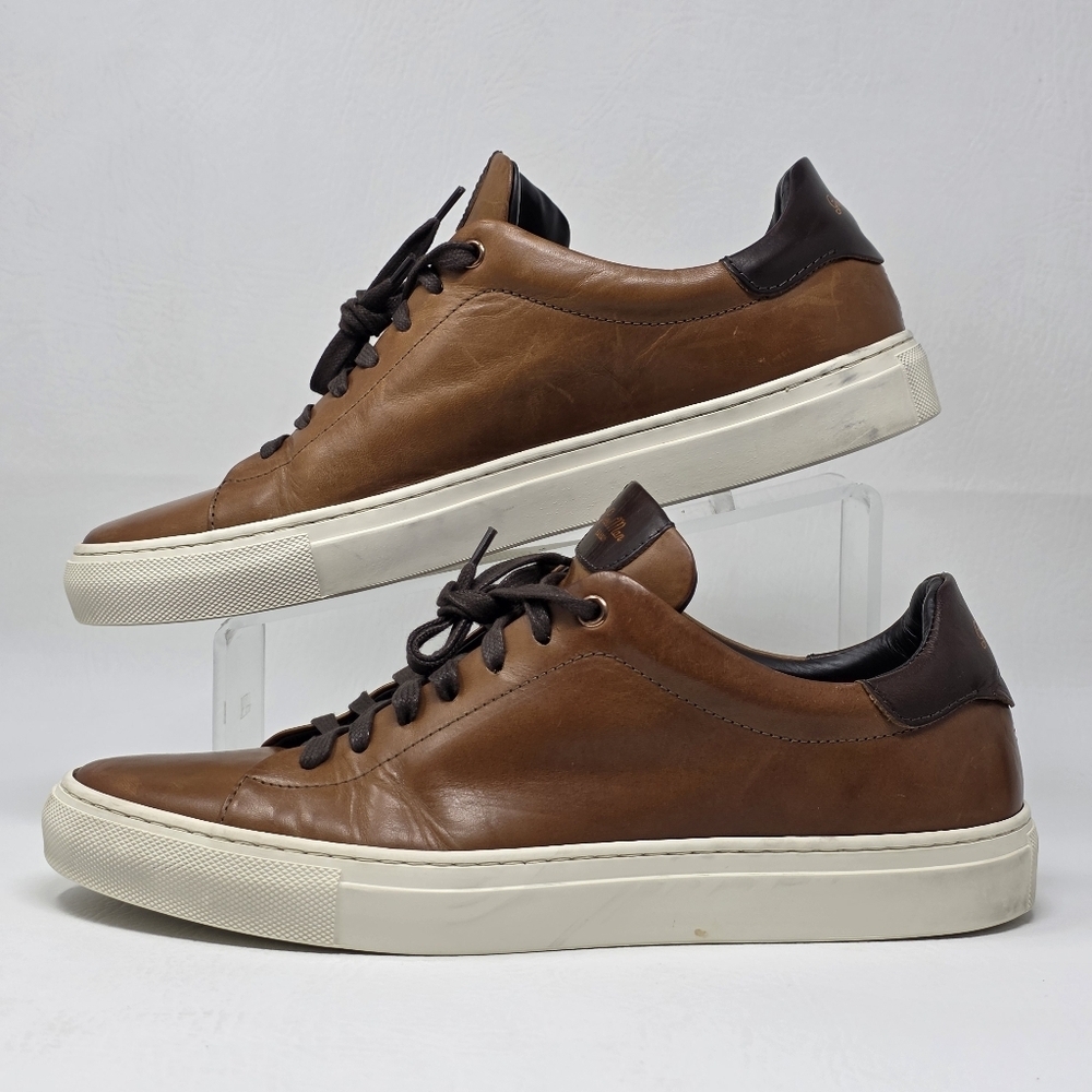 Good Man Brand Mens Legend Cognac Low Tops Sneakers Shoes Size 10 Pre-owned - Picture 3 of 11